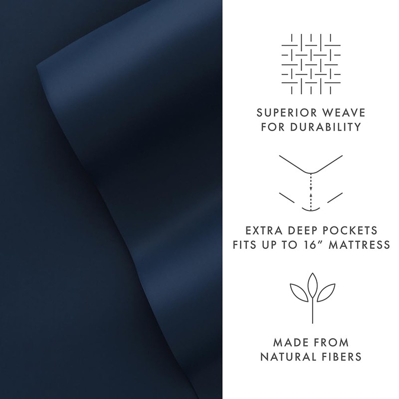 Linen Market - Queen Sheets - Cooling Bed Sheets Set