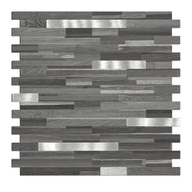 Midcard 10 Sheets Peel and Stick Backsplash PVC Wall Tile,for Kitchen Backsplash