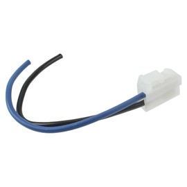 partszen 14AWG Universal Electric Cooling Fan 2 Terminal Pigtail Plug Wire Harness Connector