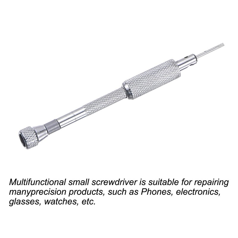 uxcell Micro Precision Screwdriver, 1.4mm Flat Head for Watch Eyeglasses