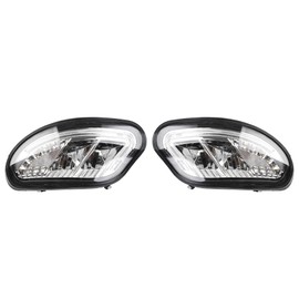 Wahparts 12V Front LED Head Light Kit Assembly Compatible With EZGO Freedom TXT /T48 2014-Up Gas And Electric Golf Carts