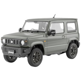 Aoshima Bunka Kyozai 1/24 Raku Plastic Snap Car Series No.03-JG JB64 Jimny 2018 Jungle Green Color Coded Plastic Model (Automotive)