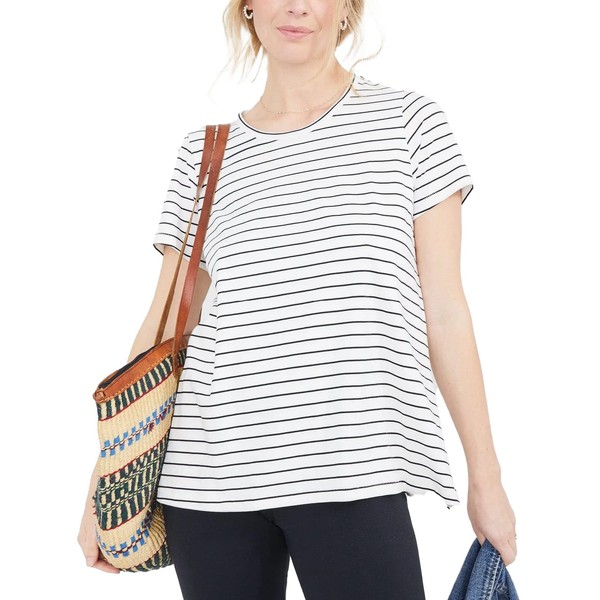 HATCH Luxe Nursing Tee - Double Layer Top with Discreet
