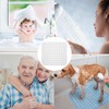 Shower Mat, White, 48 x 48 cm, Square Shower Mat,