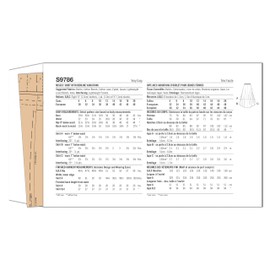 SIMPLICITY SS9786P5 Misses' Skirt with Hemline Variations P5 (12-14-16-18-20)