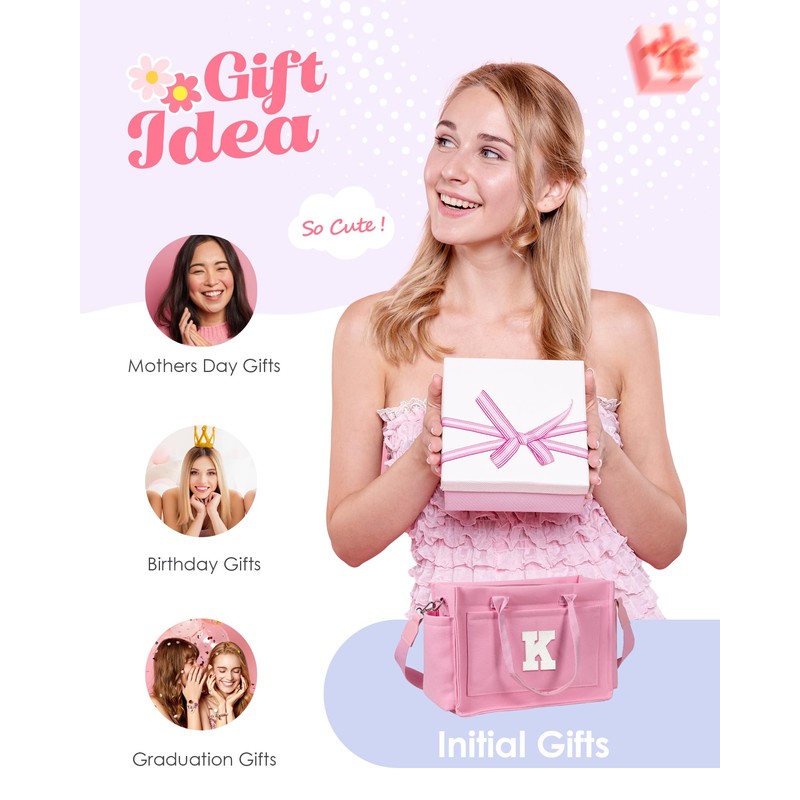 Freesya Monogrammed Tote Bag for 12 13 14 15 16