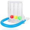 Orzel Inspirómetro Incentivo Ejercitador Pulmonar; Espirómetro Respiratorio para Fortalecer Pulmones;