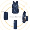 Loocower 45L Lightweight Foldable Backpack Walking Rucksack Hiking Daypack Packable