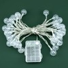 SWEET SHINE 35 Count Bubble Globe String Lights with Battery
