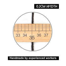 6inch 10 Strands 0.2cm Width 100% Human Hair Dreadlock Extensions, Full Handmade Loc Extensions Human Hair for Men Women Kids, Permanent Dread Extensions(Natural Black)