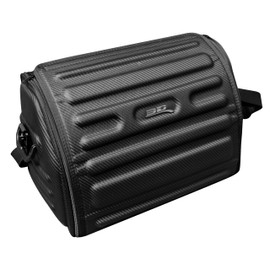 3D MAXpider Custom Fit Car Trunk Organizer (Black) - Handy Trunk Carbon Fiber (M) 18"x12"x12"
