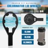 AR-PRO Chlorinator Wrench Opener with CLX200K O-Rings - 1 Piece