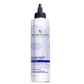 Pureology Color Fanatic Top Coat + Tone Blue, Pre-lightened dark blonde to dark brunette, Rose, floral ginger & cedarwood, 6.7 fl. oz.