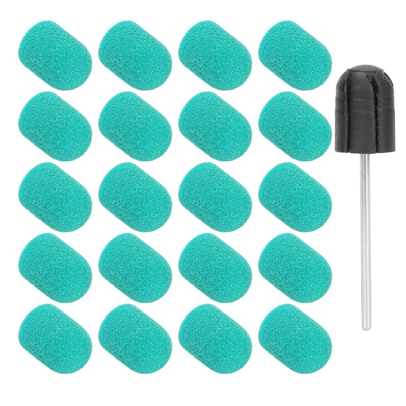 Nail Art Sanding Cap Nail Drill Bits Polishing Grinding Sanding