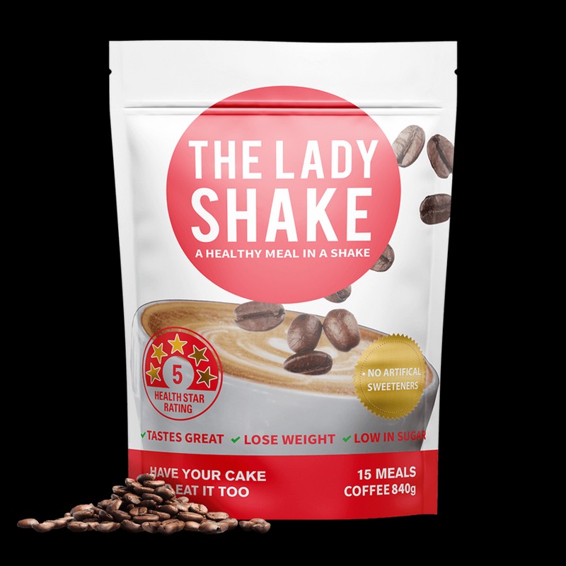 The Lady Shake Meal Replacement Shake 15 Meals 840g, Strawberry