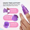 PANA Reusable Plastic Acrylic Nail Art Soak Off Cap Clip