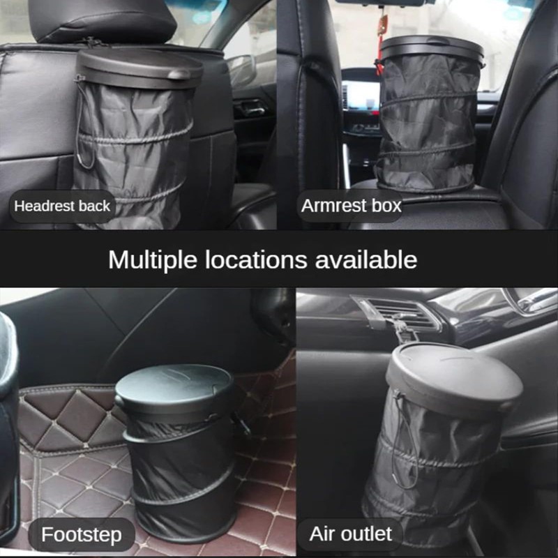 CHENGZI Auto faltbar Mülleimer, schwarz