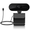 1080P Webcam with Microphone – HD Webcam for Computer, Laptop,