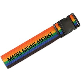 Luggage Strap Rainbow: Mine Mine Mine Suitable for All Suitcases Approx. 1.75 m Long, rainbow, Luggage strap