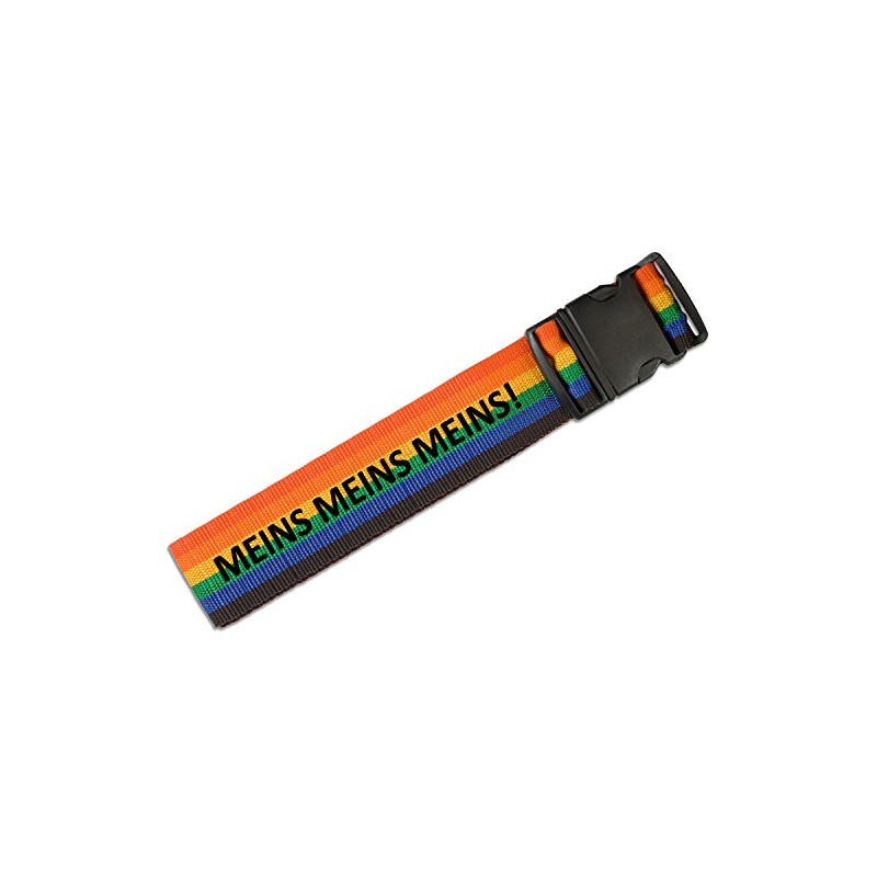 Luggage Strap Rainbow: Mine Mine Mine Suitable for All Suitcases