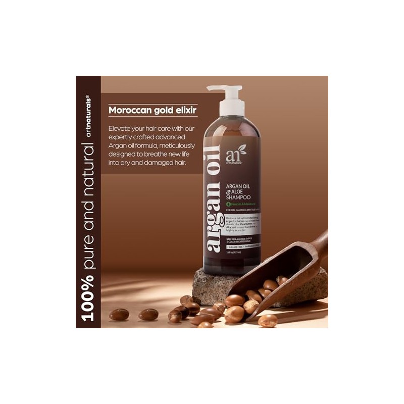 Artnaturals Argan Shampoo, 16 Ounce