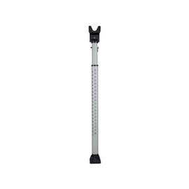SABRE Adjustable Door Security Bar with Vibration Detecting Alarm, 115dB Alarm Audible Up To 1,100 Ft (335 m), Adjusts To Fit Most Hinged & Sliding Doors, Rubberized Foot for Strong Grip, Collapsible