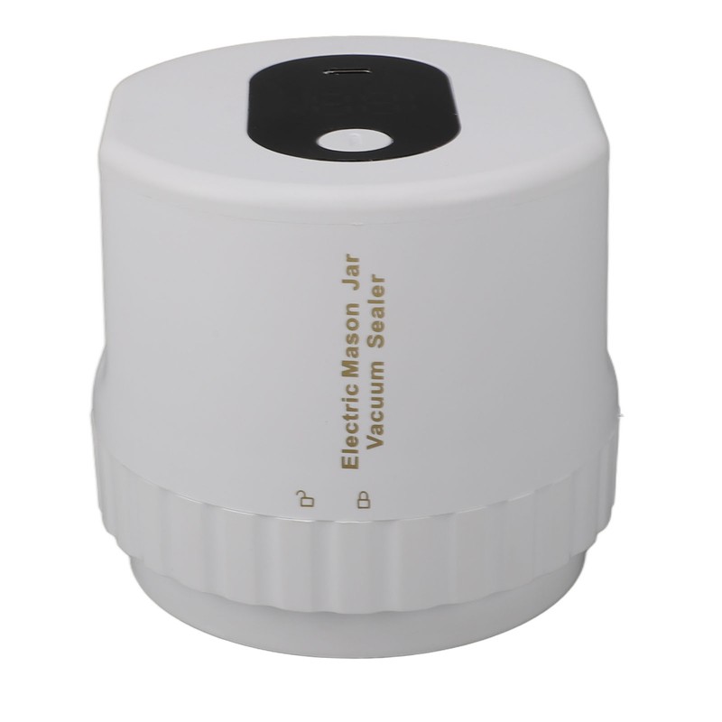 Electric Mason Jar Vacuum Sealer Rechargeable Automatic Cordless Jar Vacuum