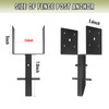 Nrspp 6x6 Concrete Post Anchor 4 Pcs (Inner Dia 5.6“x5.6“)