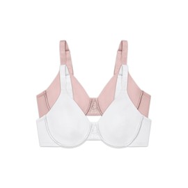 Vanity Fair Vanity Fair Women's Beauty Back Minimizer Full Figure Underwire Bra 76080, Star White/Sheer Quartz, 38DD