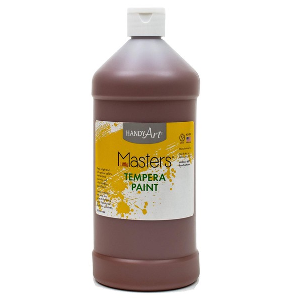 Handy Art Little Masters Tempera Paint 32 ounce, Brown
