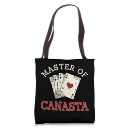 Canasta Master Player Card Game Lover Basket Rummy Tote Bag