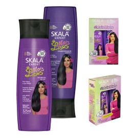 Shampoo Y Acondicionar Skala Kit Mais Lisos Cabello Lacio
