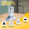 LAICCUM 2 Pcs Adjustable Brace Fitting, Heavy Duty Strut Base