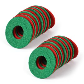 Wuyaoyao 24PCS Battery Terminal Anti Corrosion Washers, Fiber Car Battery Terminal Post Protector, 12 Red & 12 Green Battery Terminal Shim Protector, Battery Terminal Fiber Washers (24PCS)