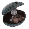 Incense Holder European Style Shell Shape LED Lamp Backflow Aromatherapy