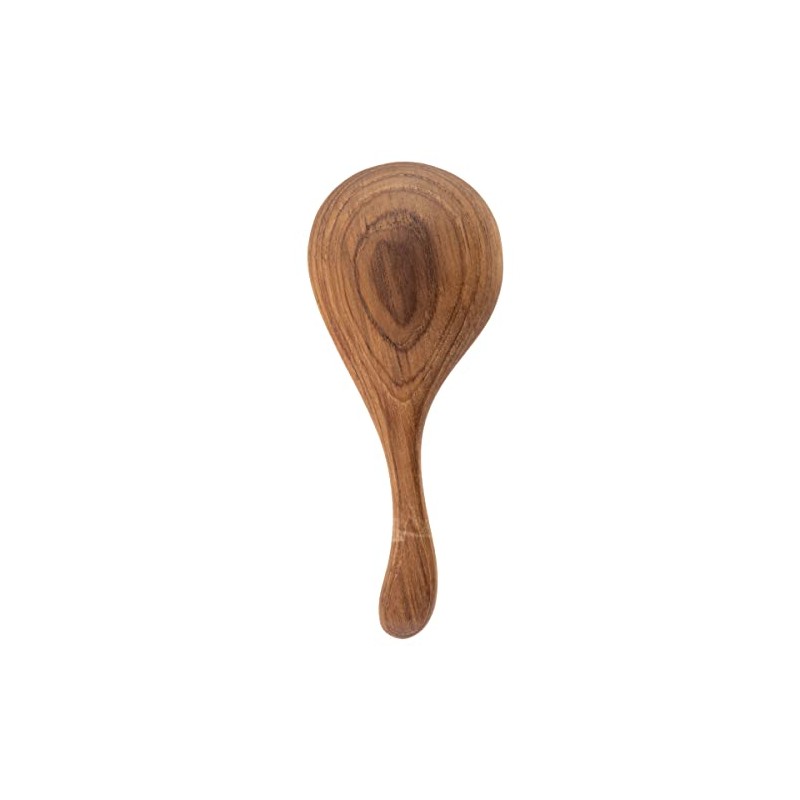 Karma Gifts, Bali Teak Curved Spoon Short