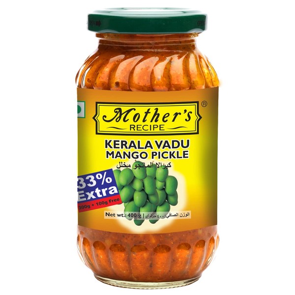 Madre Receta Kerala Vadu Pepinillo de mango (300 g)