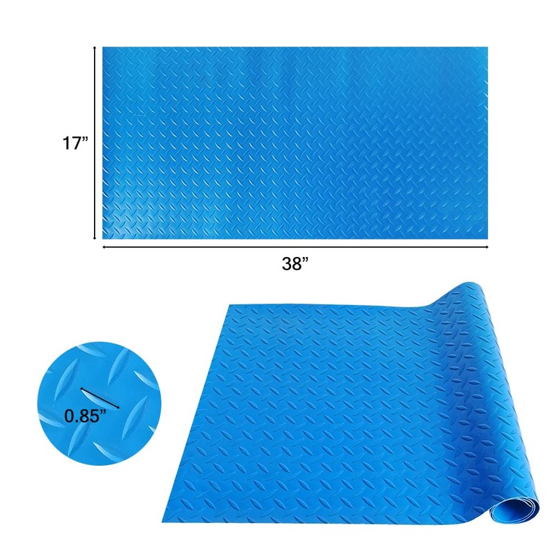 Large Swimming Pool Ladder Mat, 17"x38" Protective Non-Slip Pool Step