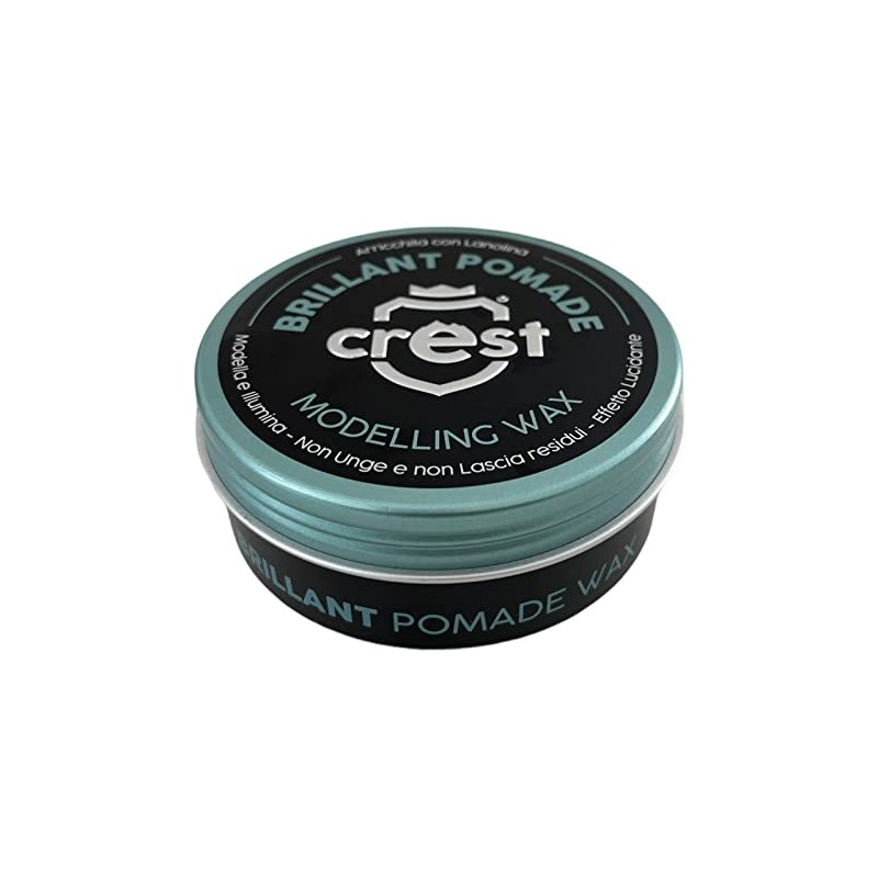 Crest Brillant Pomade Modelling Wax with Bergamot and Freesia Fragrance
