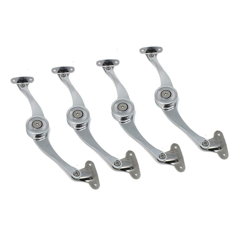 Set of 4 NUZAMAS Lid Support Hinges, Stop Any Angle,