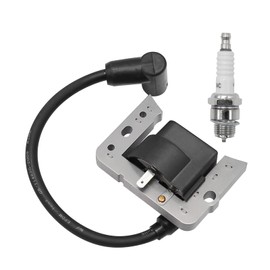 Ignition Coil with Spark Plug Replacement for Tecumseh 34443 34443A 34443B 34443C 34443D Solid State Module