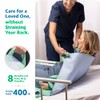 Improvia Positioning Bed Pad, with 8 Reinforced Handles, Quick-Drying, Washable,