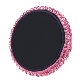 COHEALI Magnetic Phone Holder for Car Air Vent Rhinestone Design Strong Suction and Compatibility Thick Cases for Hands-Free Navigation and Calls Pink