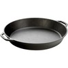 Lodge Logic 17" Large Cast Iron Skillet w/Built-in Handles