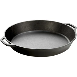 Lodge Logic 17" Large Cast Iron Skillet w/Built-in Handles