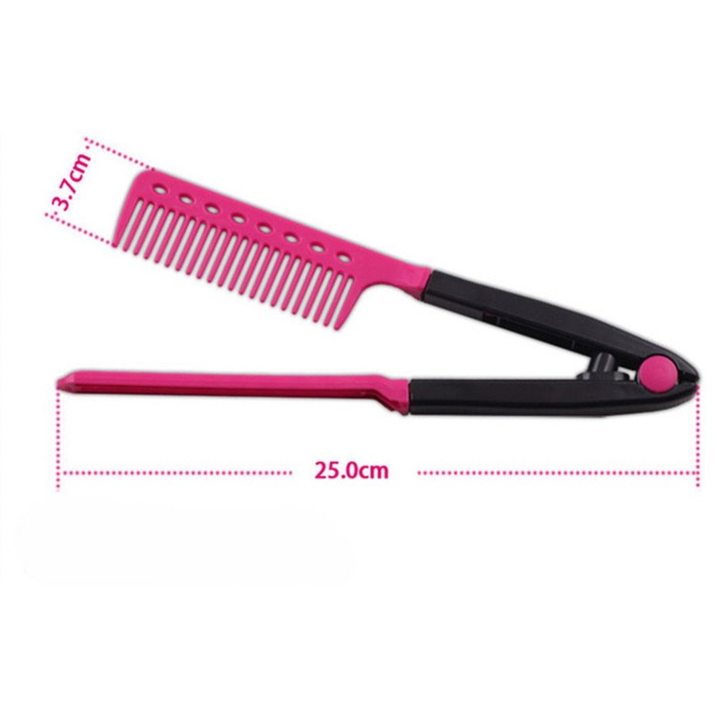 1Pc DIY Salon Hair Brush Combs Hairdressing Styling Hair Straightener