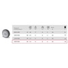 Rolling Mechanism Set of 2 Installation Wheels 150 mm -