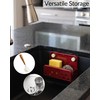Foldable Sponge Holder for Kitchen Sink with Suction Cup