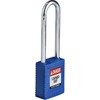 Brady (NYL-BLU-76ST-KD) SafeKey Nylon Lockout Padlock with Steel Shackle 76.00