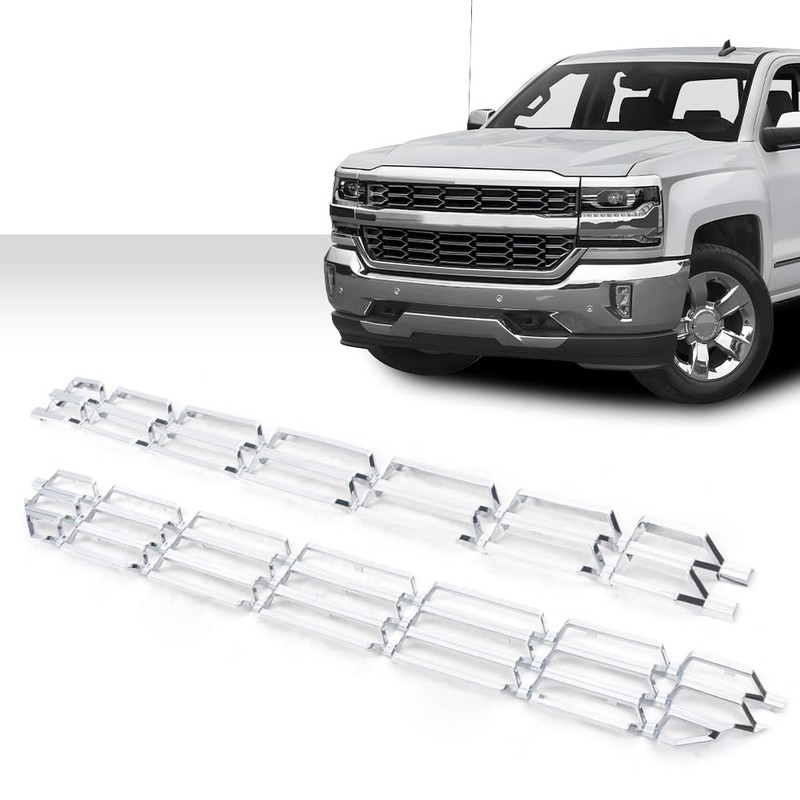 G-PLUS Front Upper & Lower Grille Insert Snap On Insert